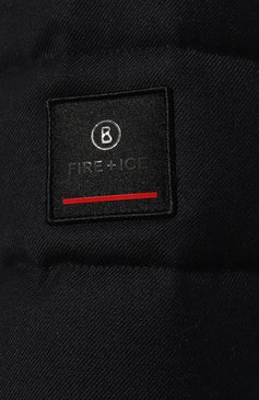 Мужская утепленная куртка BOGNER FIRE+ICE темно-синего цвета, арт. 34352859 | Фото 5 (Кросс-КТ: Куртка; Мужское Кросс-КТ: шерсть и кашемир, утепленные куртки; Материал внешний: Шерсть, Синтетический материал; Рукава: Длинные; Материал сплава: Проставлено; Материал подклада: Синтетический материал; Драгоценные камни: Проставлено; Длина (верхняя одежда): Короткие; Стили: Кэжуэл)