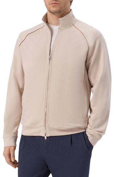 Толстовка из лиоцелла и хлопка PAUL&SHARK, арт. 26411840_001, фото 3