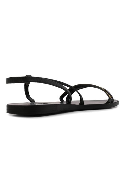 Кожаные сандалии ANCIENT GREEK SANDALS, арт. G0UDI/BLACK, фото 5