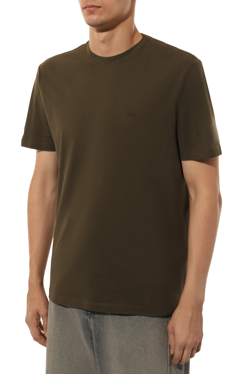 Хлопковая футболка C.P. COMPANY, арт. 17CMTS030A005100W, фото 3