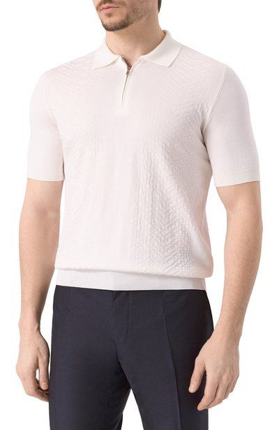 Поло из шелка и хлопка ZILLI, арт. KZP002M0145VSHC00, фото 3