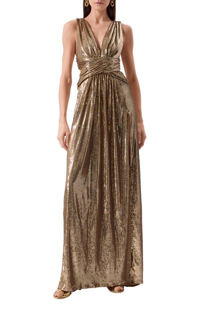 Платье с отделкой пайетками ZUHAIR MURAD, арт. RDR25043/EMSE010, фото 3