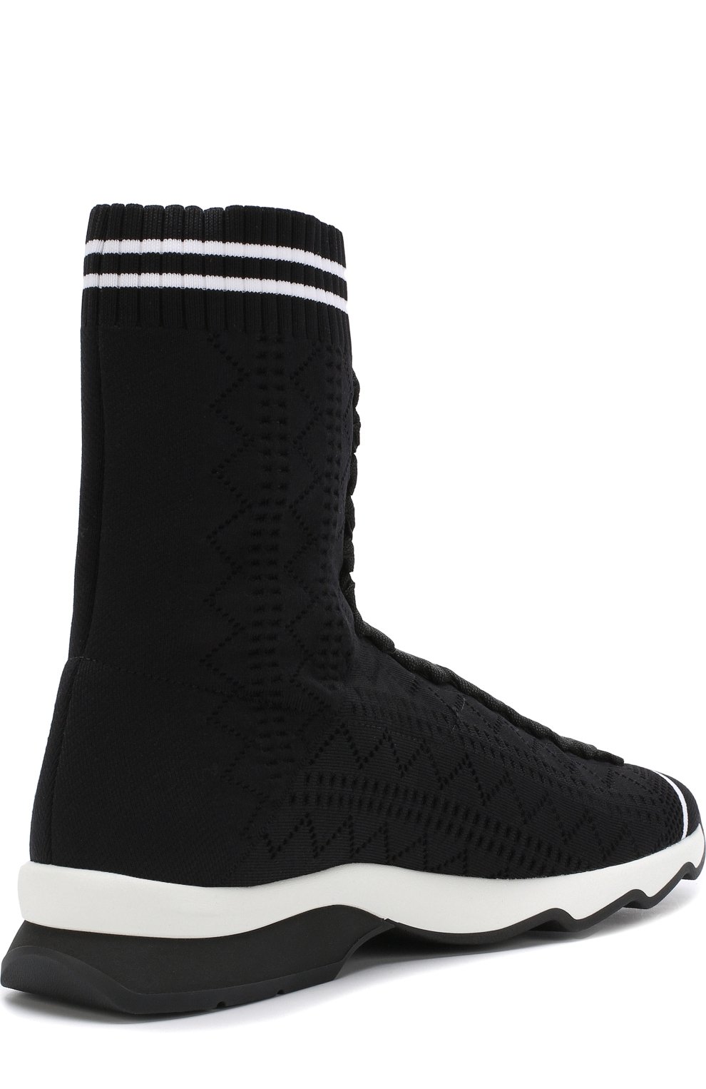 Высокие текстильные кроссовки FENDI, арт. 8T6515 0D8, фото 4