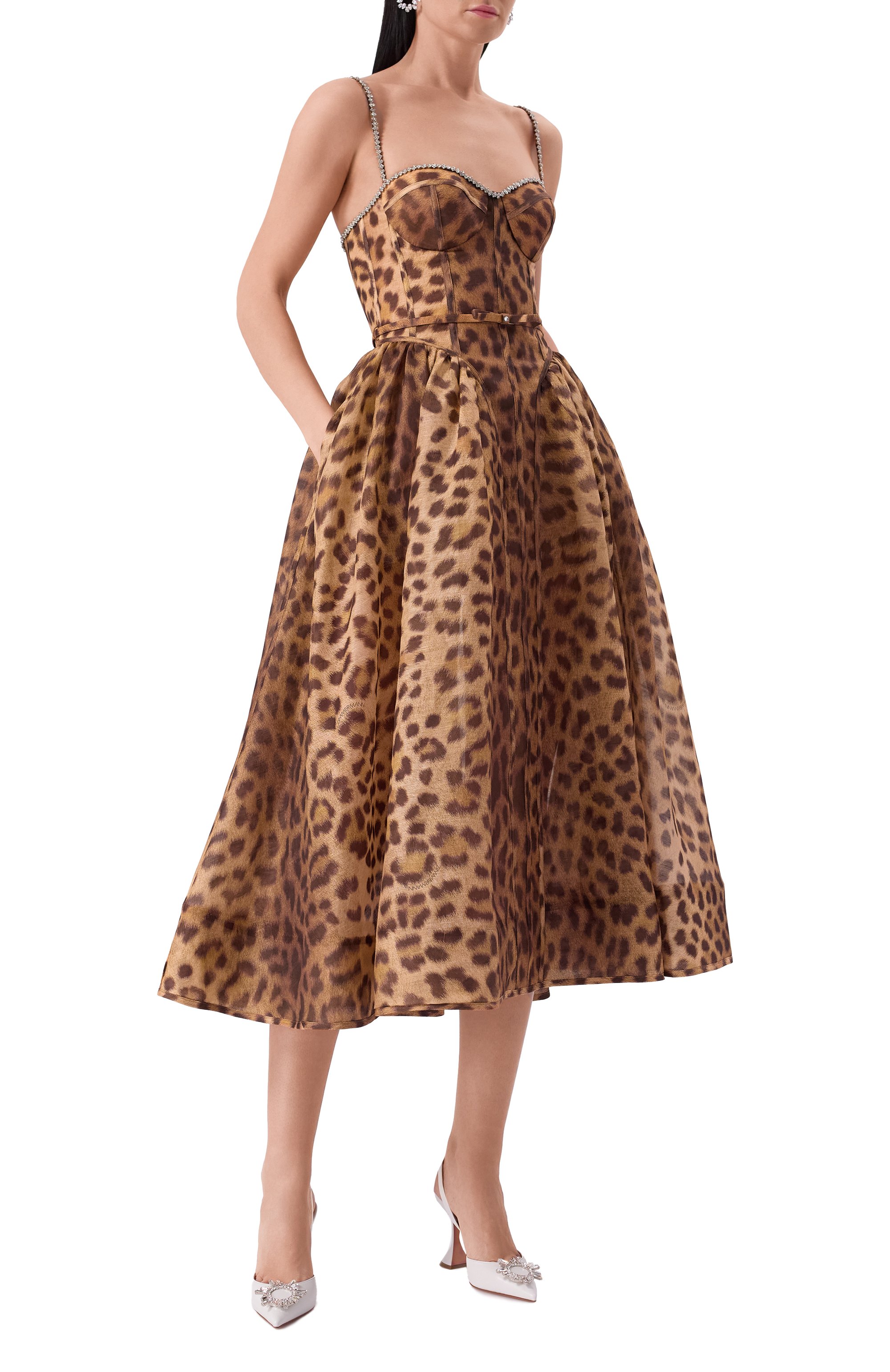 Платье изо льна и шелка ZIMMERMANN, арт. 2151DR251, фото 3