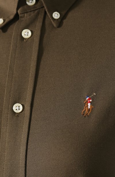 Хлопковое платье POLO RALPH LAUREN зеленого цвета по цене 16250 руб., арт. 211752654, фото 5 Хлопковое платье POLO RALPH LAUREN, арт. 211752654, фото 5