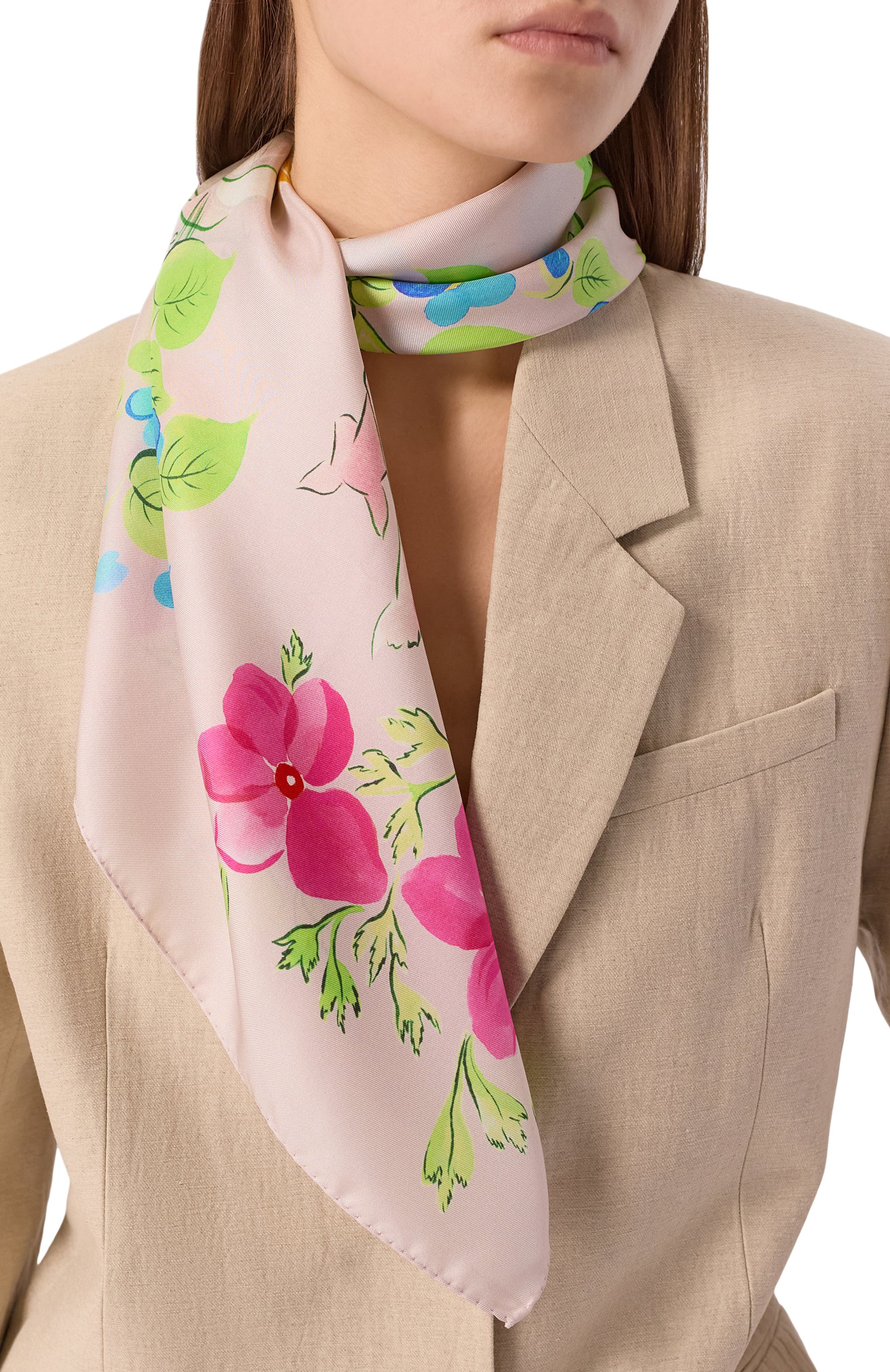 Шелковый платок biche au bois PETITJEAN PARIS, арт. 12С13, фото 2