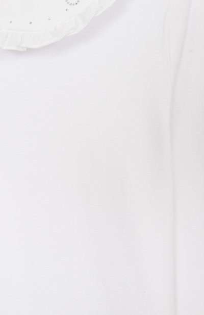 Хлопковый лонгслив MONNALISA, арт. 18FTSH, фото 3