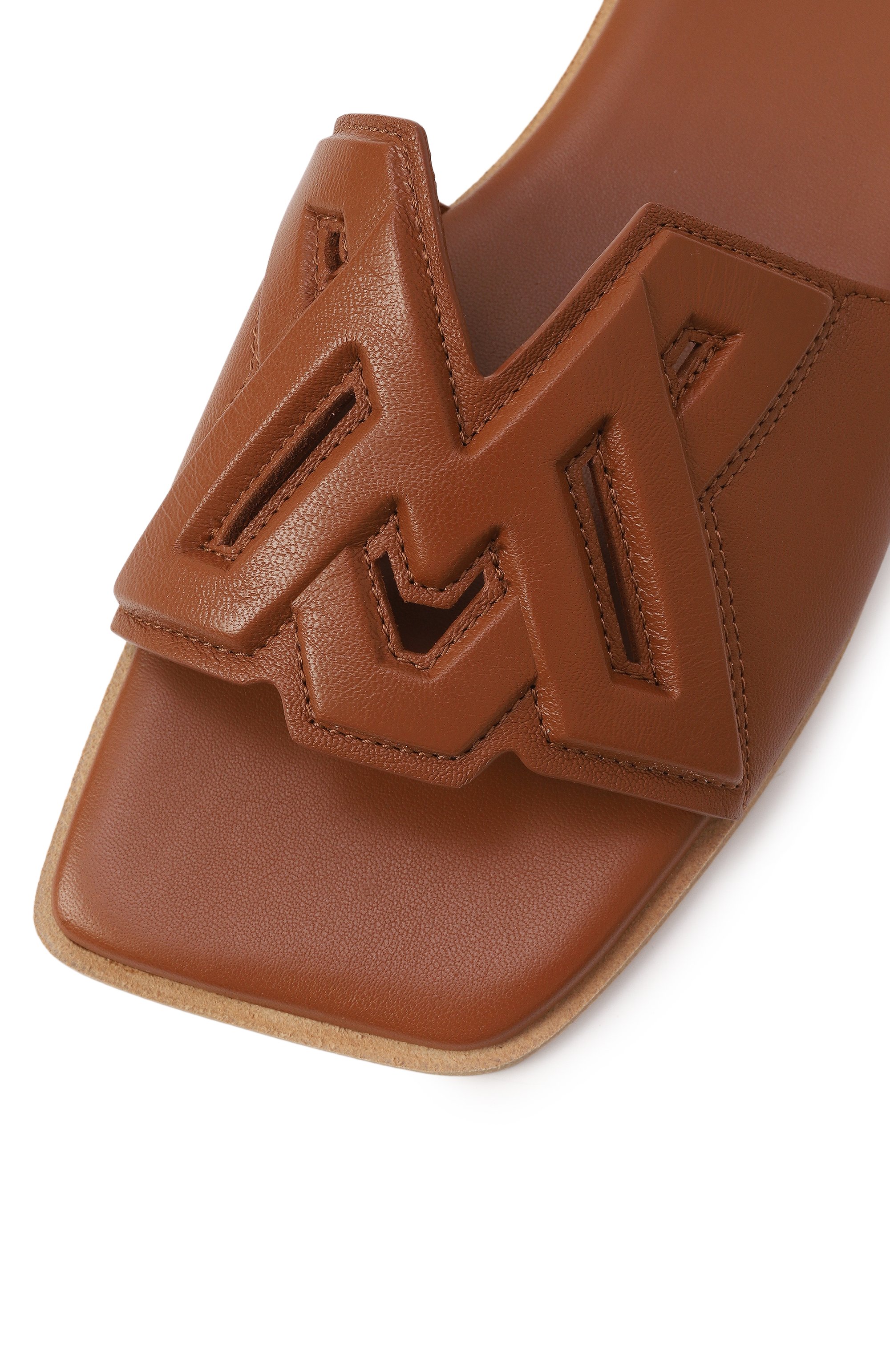 Кожаные шлепанцы VIC MATIE, арт. 1G3770D_G42G200315, фото 7