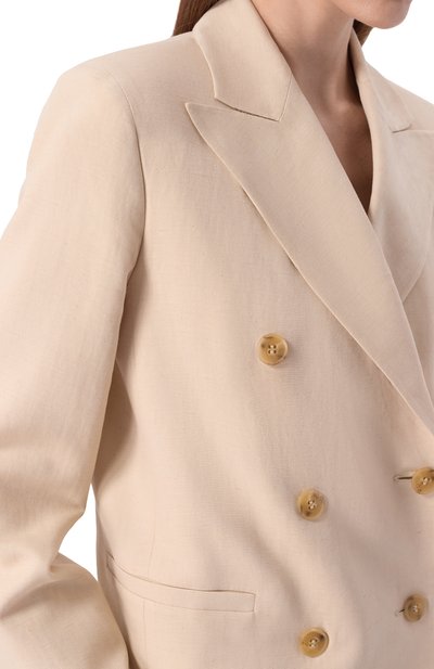 Жакет из вискозы и льна WEEKEND MAX MARA, арт. WEDNEMBI, фото 5