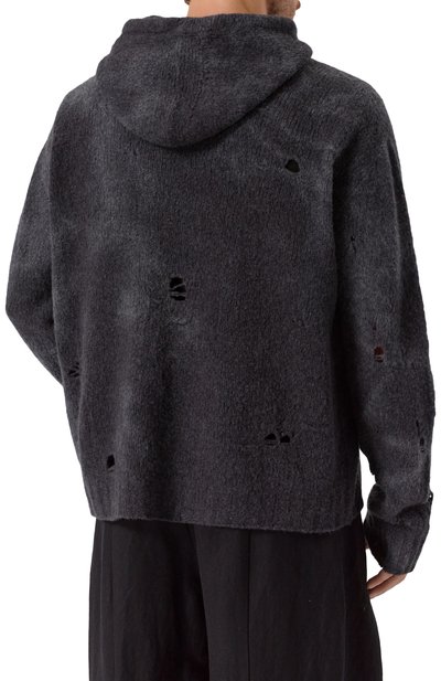 Худи из шерсти и кашемира UMA WANG, арт. UK7599, фото 4