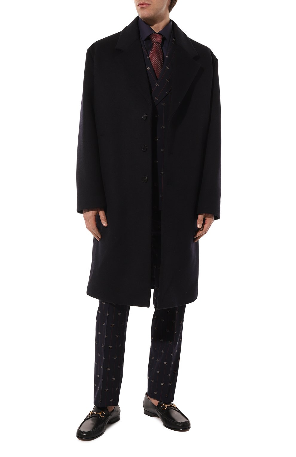 Кожаные лоферы 1953 horsebit GUCCI, арт. 307929 BLM00, фото 2