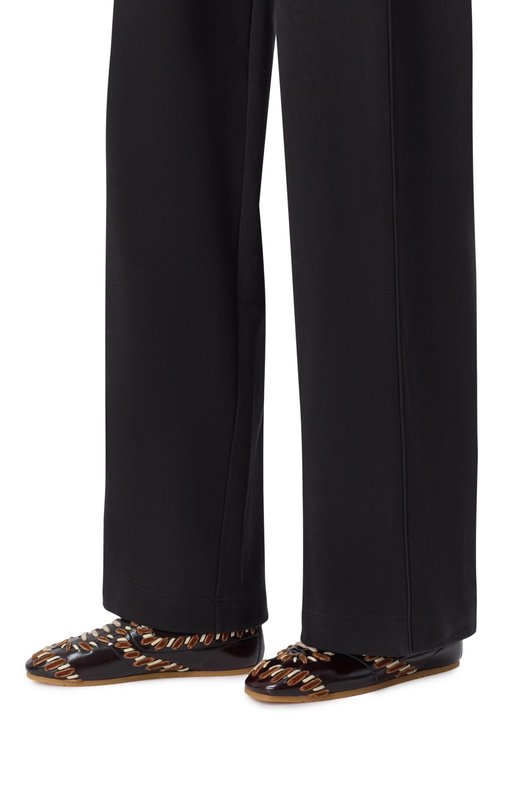 Кожаные кеды Dries Van Noten 252-011725-119 Коричневый  252-011725-119 Фото 2