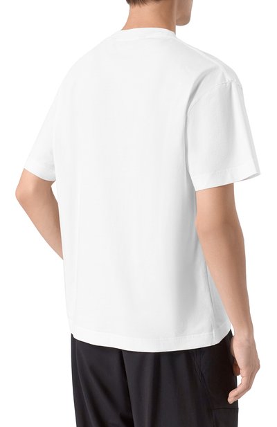 Хлопковая футболка PALM ANGELS, арт. PMAA109F25JER003, фото 4