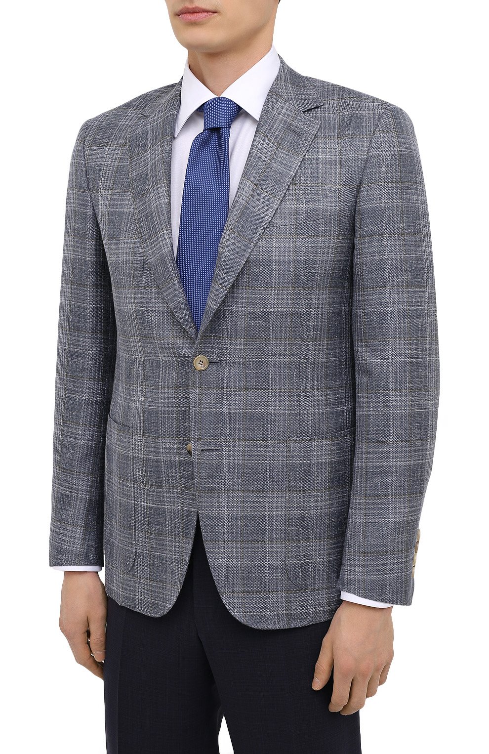 Пиджак из шерсти и шелка CANALI, арт. 21288/CF01079/02, фото 3