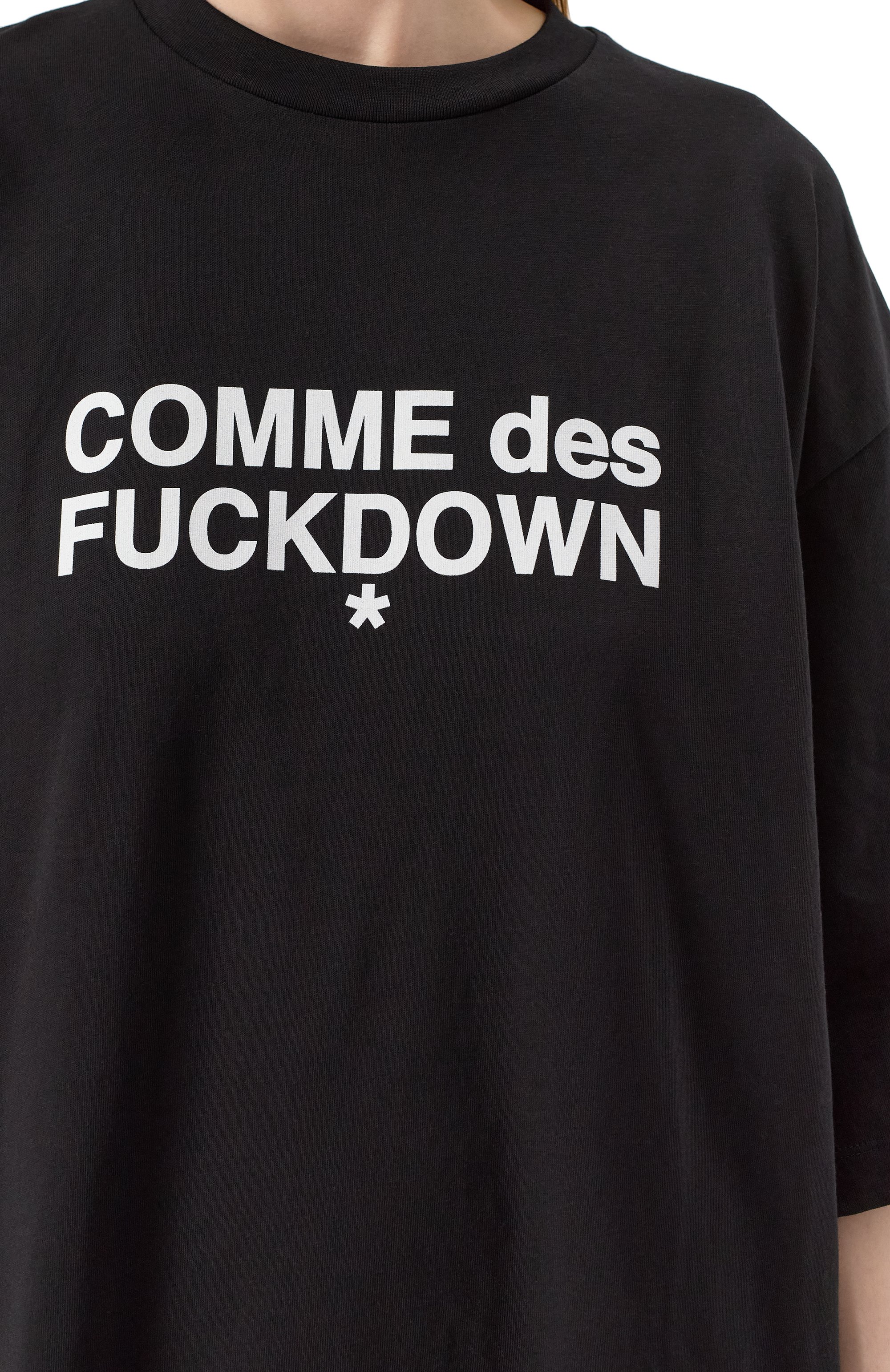 Хлопковое платье COMME DES FUCKDOWN, арт. CFABW01208, фото 5