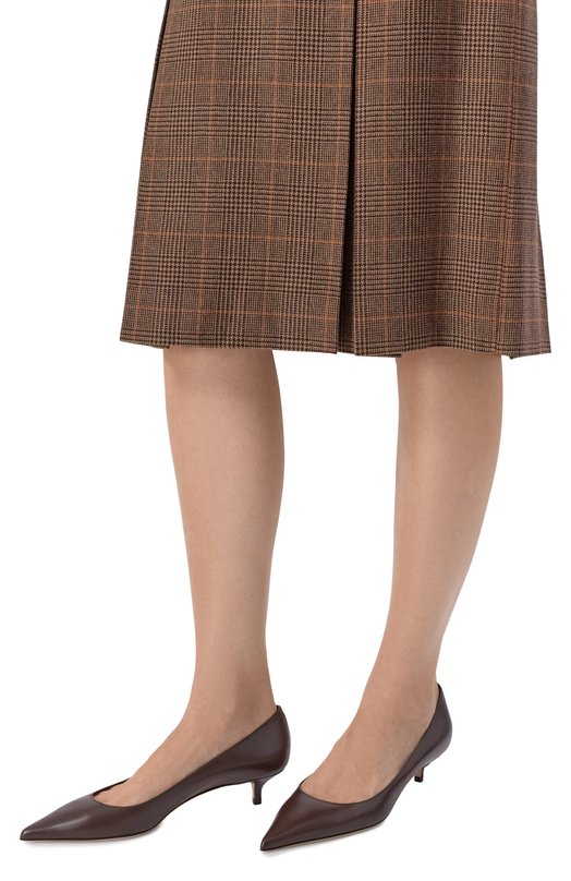 Кожаные туфли Amelia 35 Jimmy Choo AMELIA/CLF Коричневый  AMELIA/CLF Фото 2