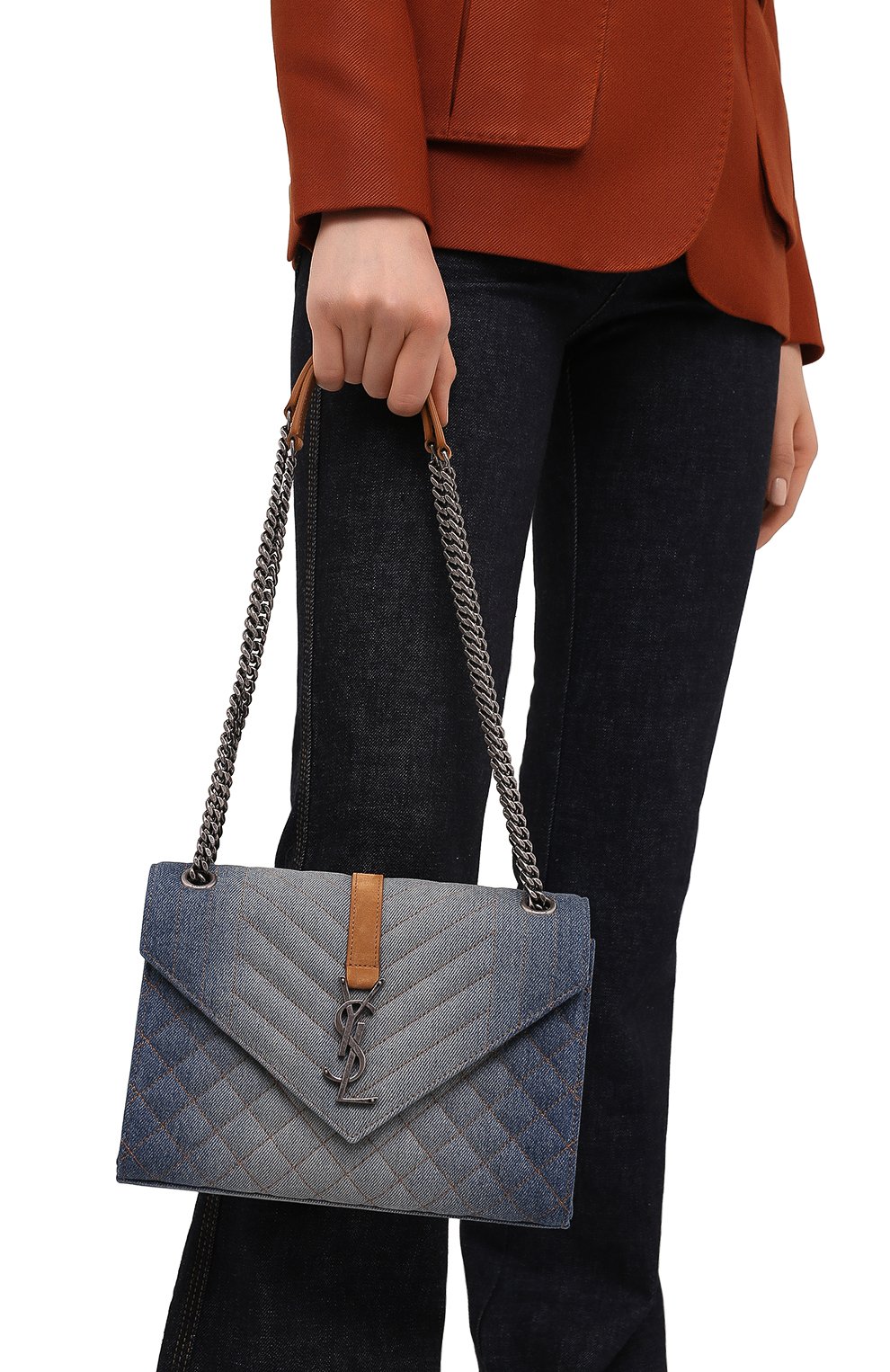 Сумка classic envelope medium SAINT LAURENT, арт. 600185/9M774, фото 2