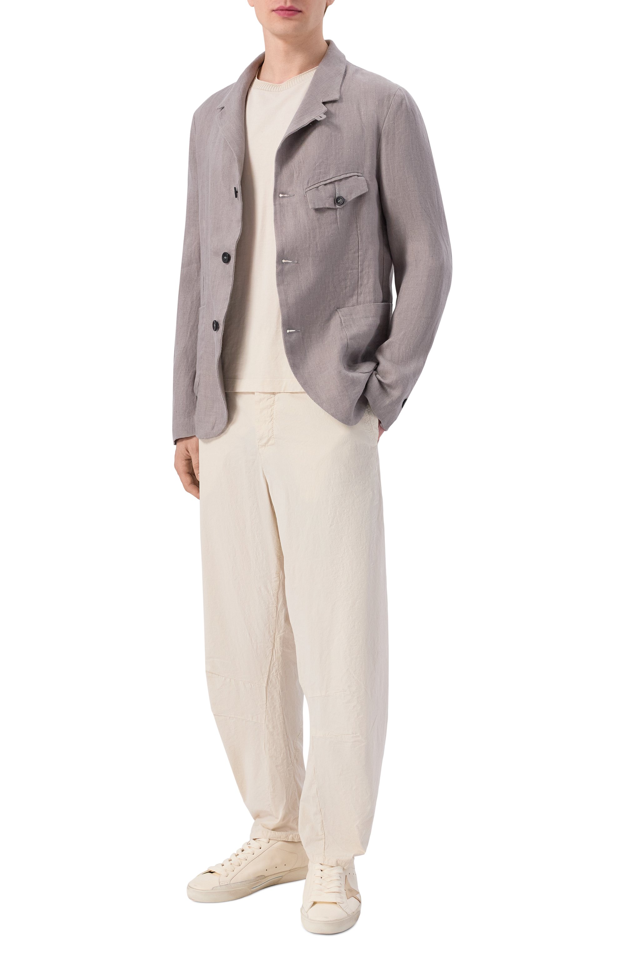 Льняной пиджак HANNES ROETHER, арт. PAR32D0NE.6048, фото 2