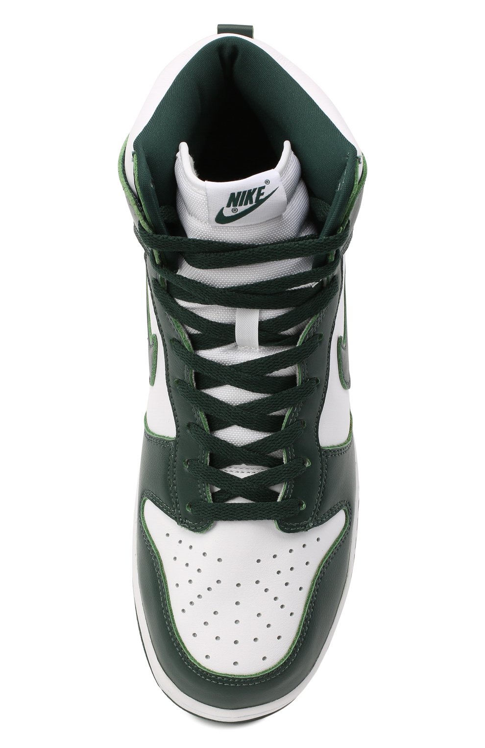 Кожаные кеды dunk high sp pro green NIKELAB, арт. CZ8149-100, фото 5