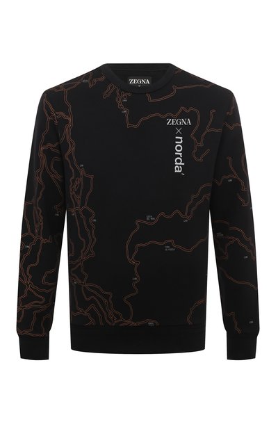 Мужской хлопковый свитшот zegna x norda ZEGNA, арт. UB522A5/N0R872008