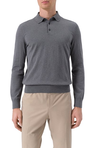 Хлопковое поло BOSS, арт. 50506025, фото 3