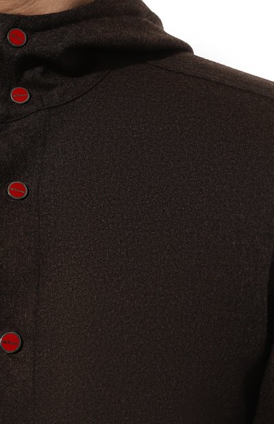 Шерстяная рубашка KITON, арт. UMCPETEK0165C07, фото 5