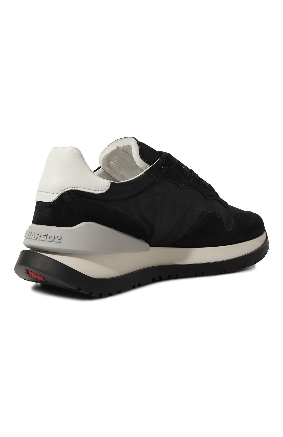 Комбинированные кроссовки DSQUARED2 черного цвета по цене 48900 руб., арт. SNW0255/01606926, фото 5 Комбинированные кроссовки DSQUARED2, арт. SNW0255/01606926, фото 5