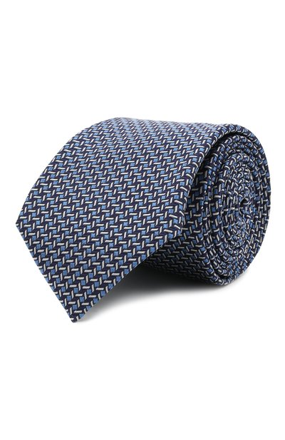 Мужской шелковый галстук CANALI, арт. 18/HJ03075