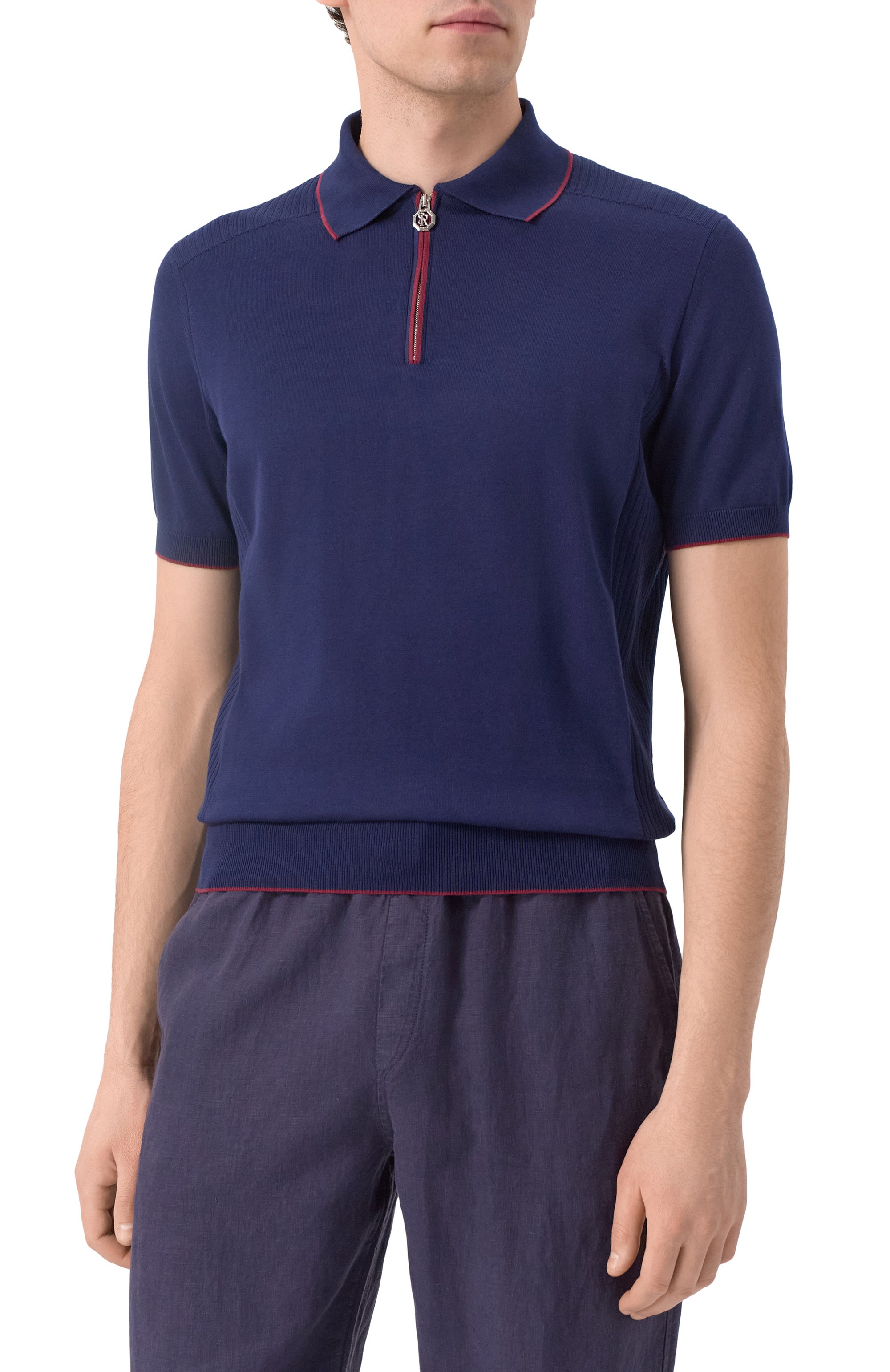 Хлопковое поло STEFANO RICCI, арт. K616410P31/F25116, фото 3