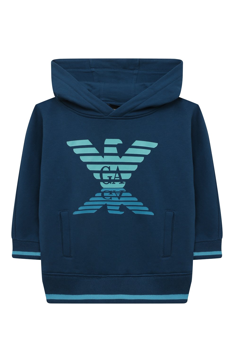 Хлопковое худи EMPORIO ARMANI, арт. 6L4MJ2/4J5GZ, фото 1