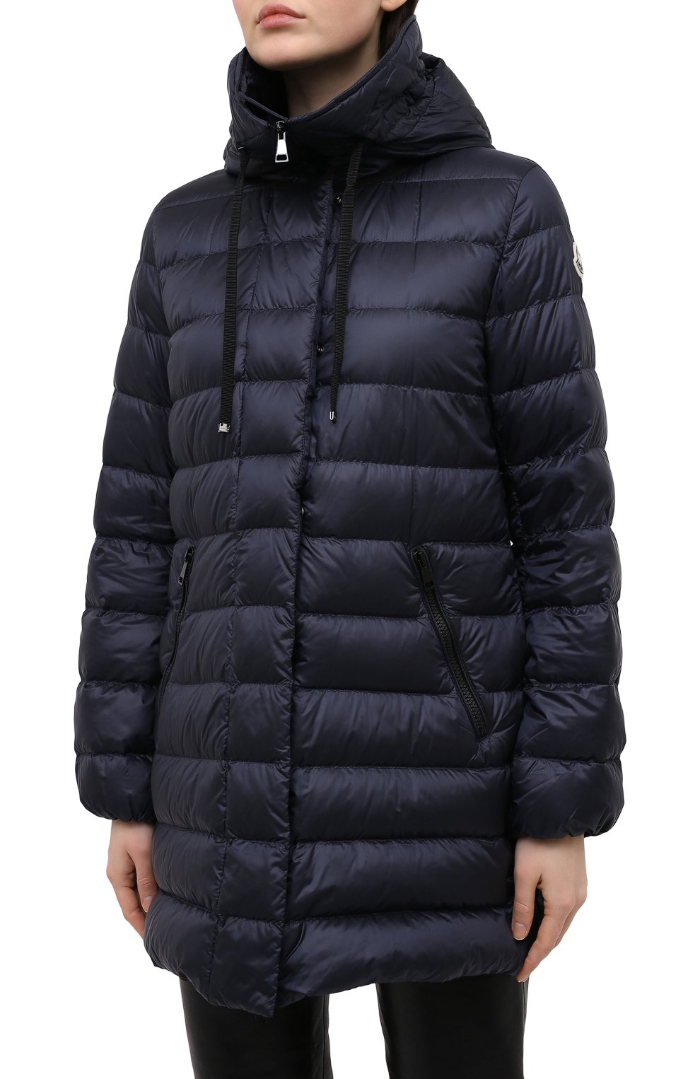 Пуховая куртка MONCLER темно-синего цвета по цене 129500 руб., арт. G1-093-1B559-00-5396Q, фото 3 Пуховая куртка MONCLER, арт. G1-093-1B559-00-5396Q, фото 3
