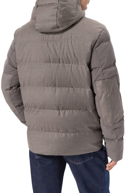 Шерстяной пуховик PAUL&SHARK темно-бежевого цвета по цене 189000 руб., арт. 15312712, фото 4 Шерстяной пуховик PAUL&SHARK, арт. 15312712, фото 4