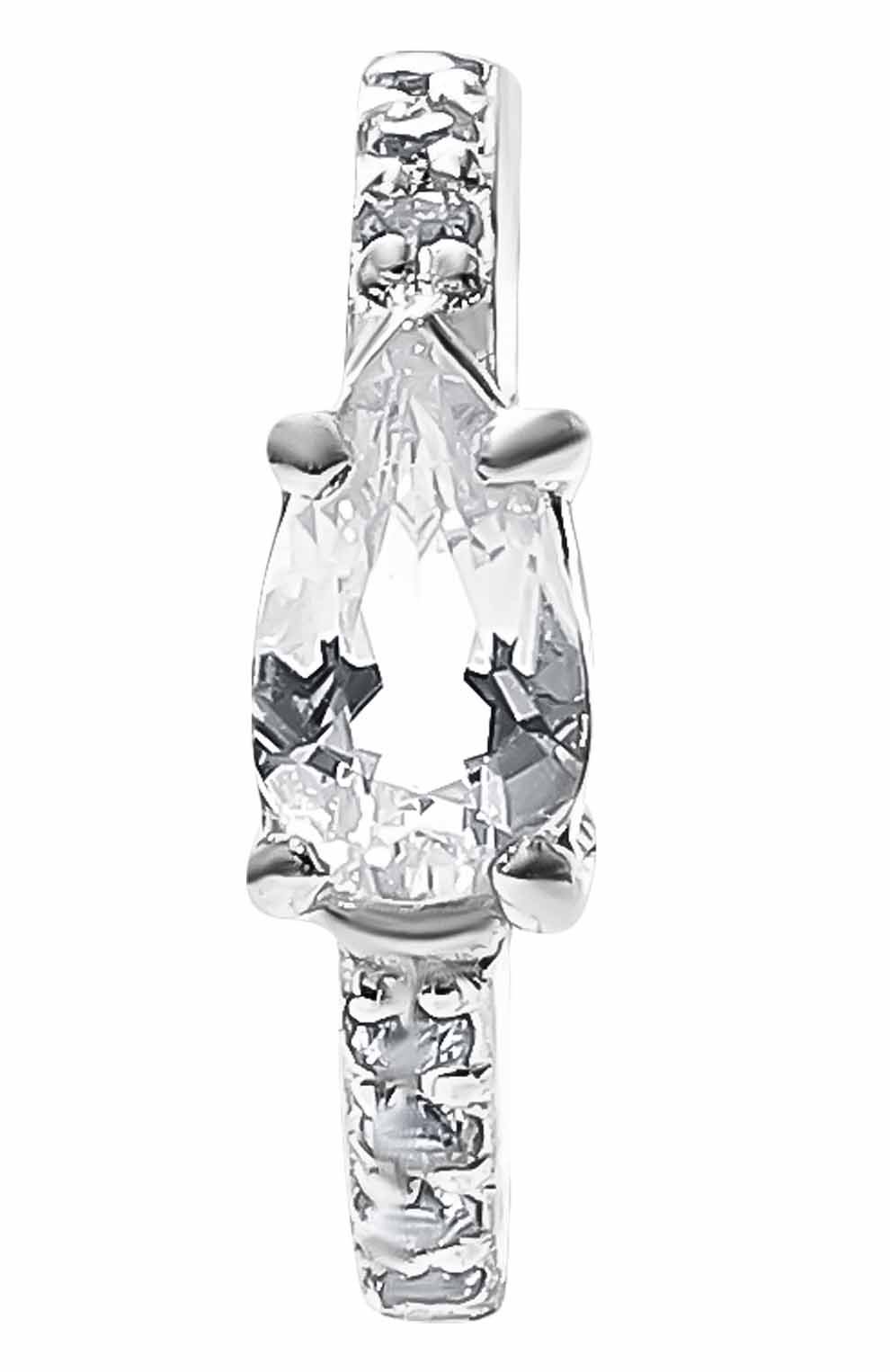 Кафф с белым топазом MOONKA, арт. ec-c-wtpz, фото 1