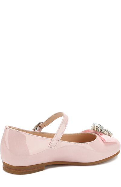 Лаковые туфли с бантом и кристаллами IL GUFO, арт. G362/VIT. VERNICE/27-30, фото 3