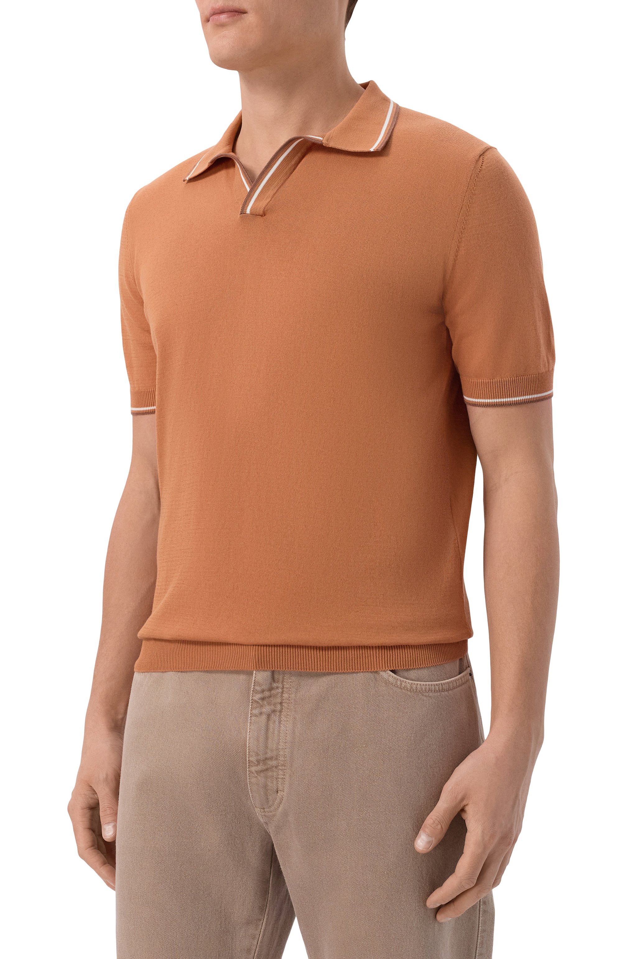 Хлопковое поло GRAN SASSO, арт. 57132/20688, фото 3