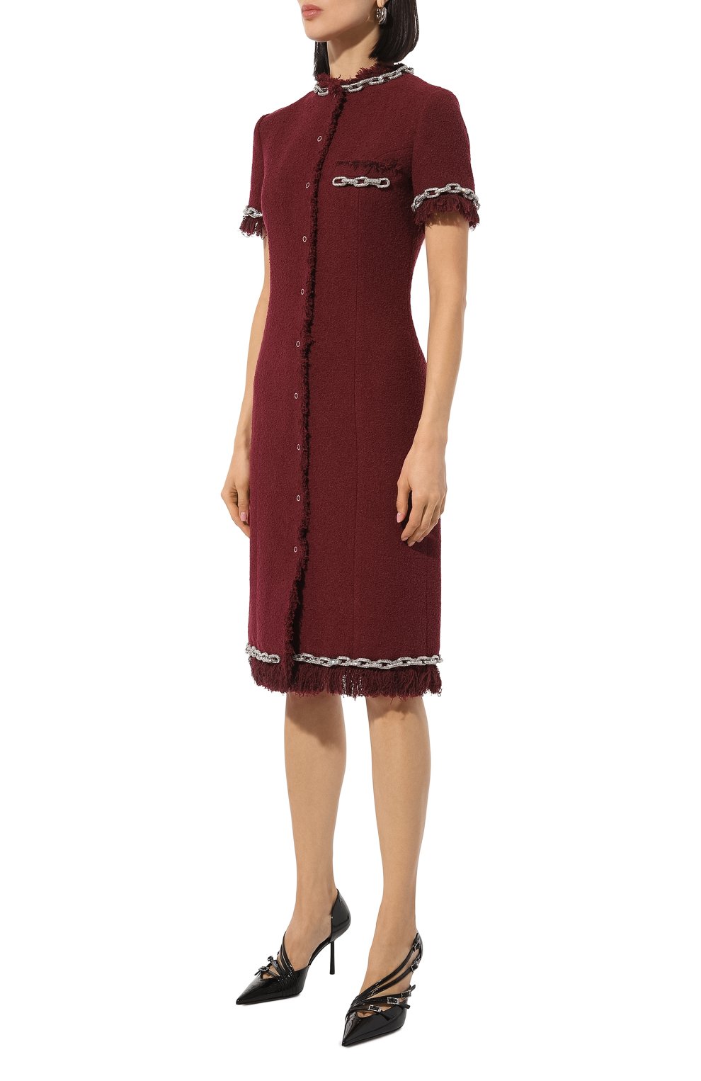 Хлопковое платье GIUSEPPE DI MORABITO, арт. 03PFDR422 03332, фото 2