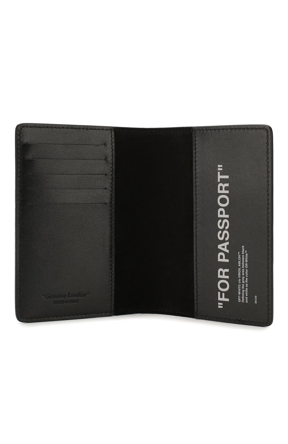 Кожаная обложка для паспорта OFF-WHITE, арт. 0MNC010R20G820389110, фото 3