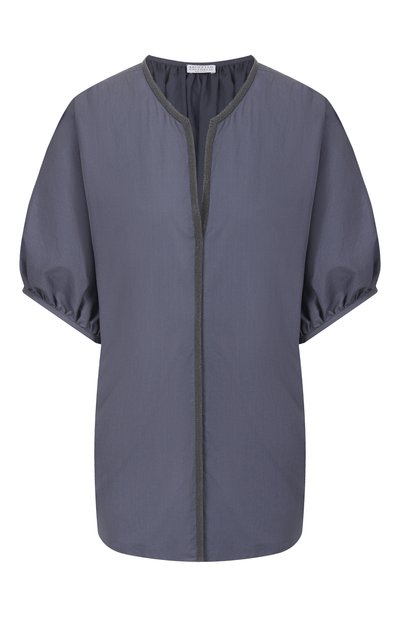 Женская хлопковая блузка BRUNELLO CUCINELLI, арт. M0H93HB802