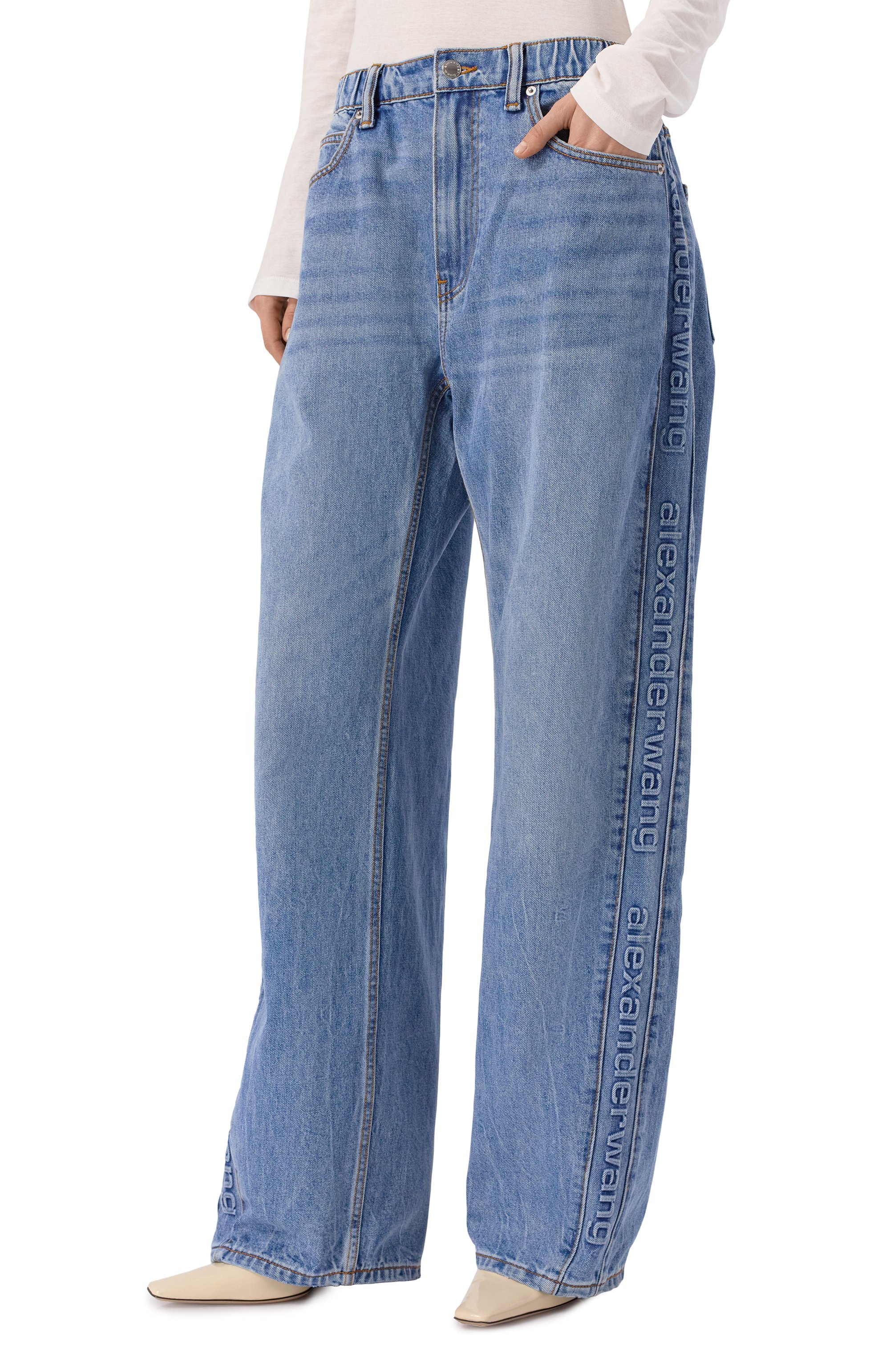 Джинсы ALEXANDER WANG, арт. 4DC3244397, фото 3