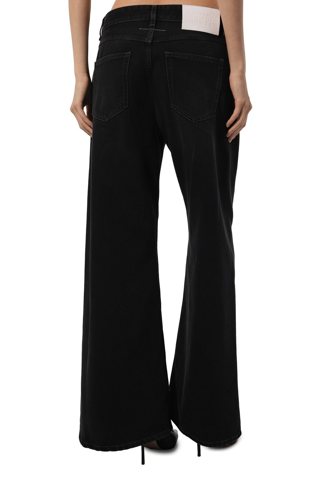 Джинсы MM6 черного цвета по цене 53250 руб., арт. S52LA0199/S30743, фото 4 Джинсы MM6, арт. S52LA0199/S30743, фото 4
