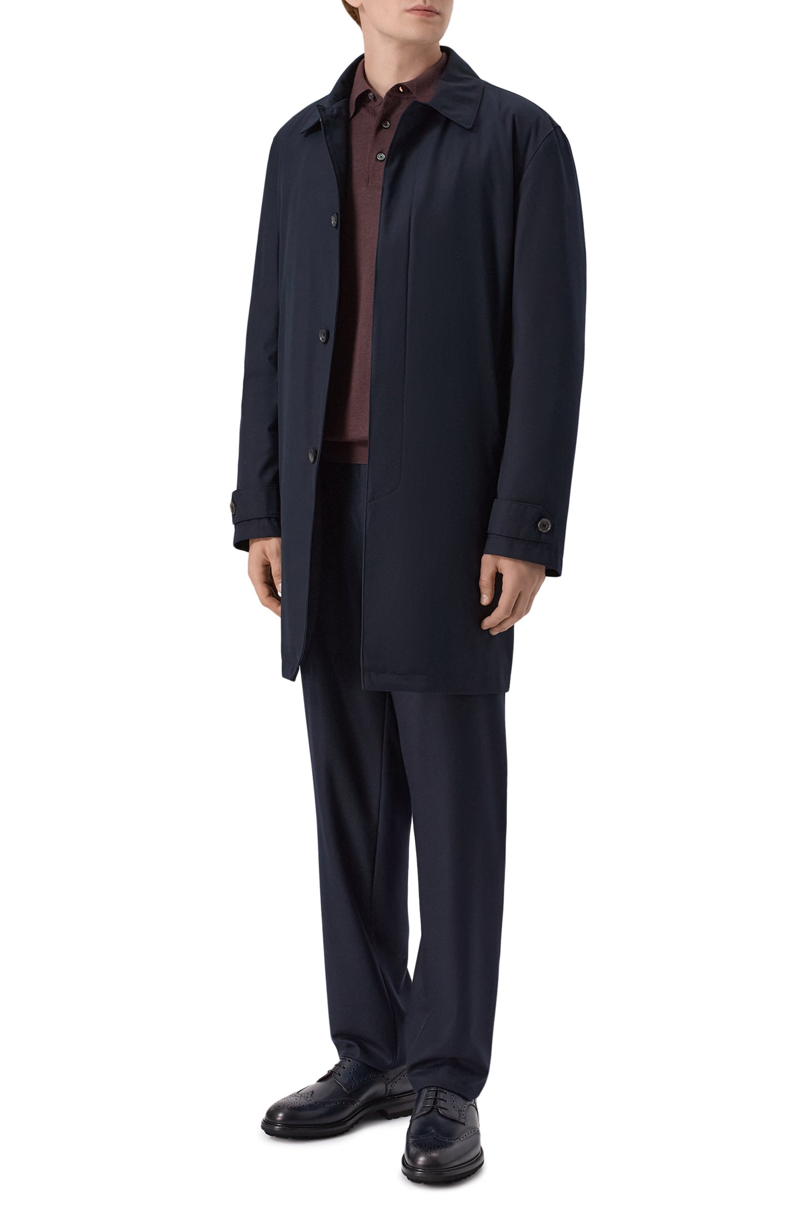 Кожаные дерби KITON темно-синего цвета по цене 146500 руб., арт. USSA465N01508, фото 2 Кожаные дерби KITON, арт. USSA465N01508, фото 2