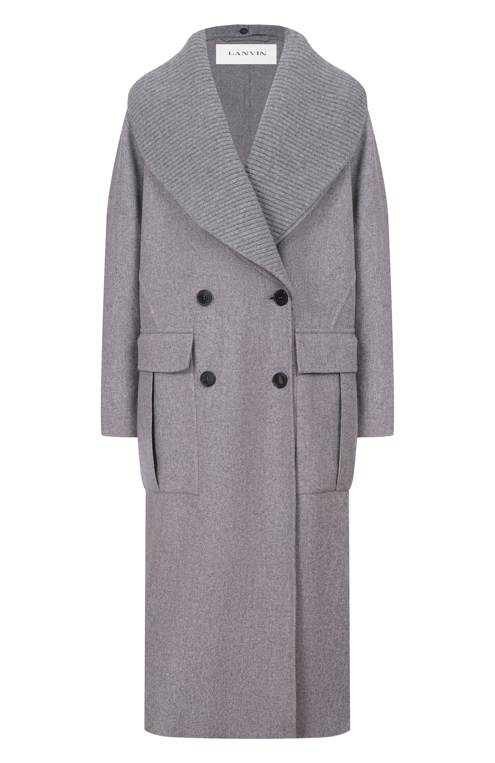 Пальто из шерсти и кашемира LANVIN серого цвета по цене 645000 руб., арт. RW-C00521-6374-A26, фото 1 Пальто из шерсти и кашемира LANVIN, арт. RW-C00521-6374-A26, фото 1
