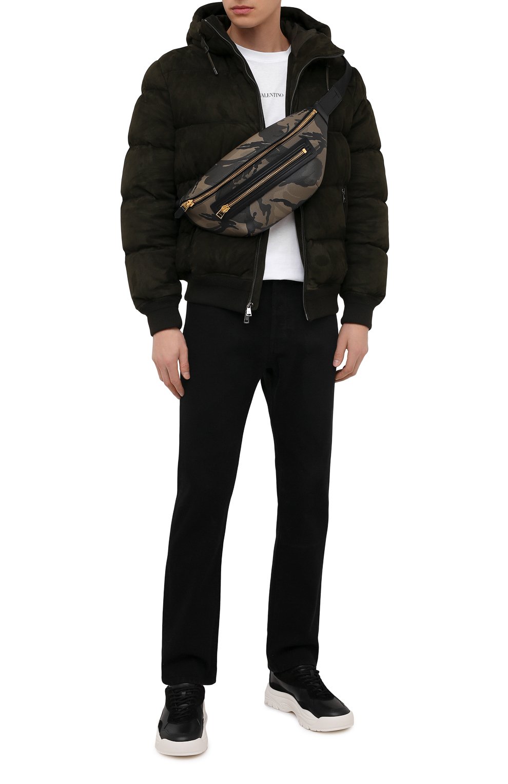 Кожаная поясная сумка TOM FORD, арт. H0396T-ICL022, фото 2