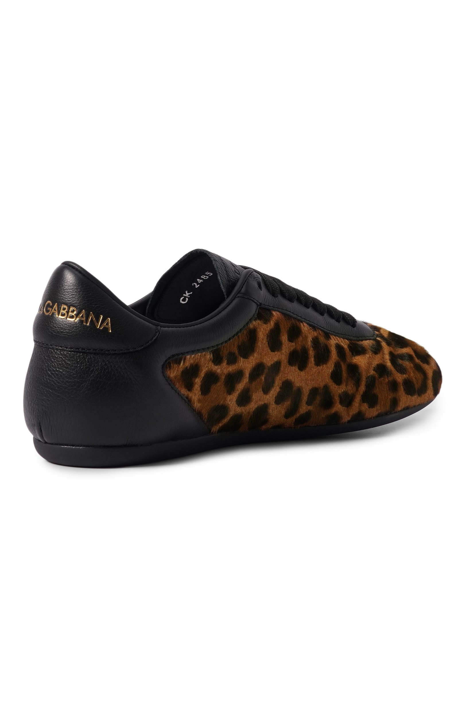 Кожаные кеды ballet DOLCE & GABBANA леопардового цвета по цене 89950 руб., арт. CK2485/A3S66, фото 5 Кожаные кеды ballet DOLCE & GABBANA, арт. CK2485/A3S66, фото 5