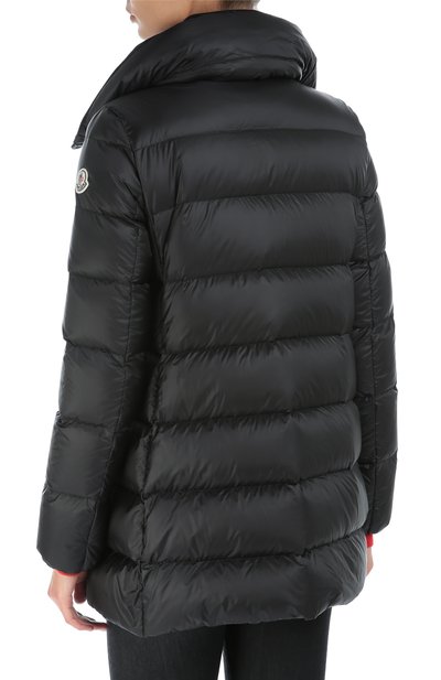 Стеганый удлиненный пуховик с высоким воротником MONCLER, арт. B2-093-46833-45-53048, фото 4