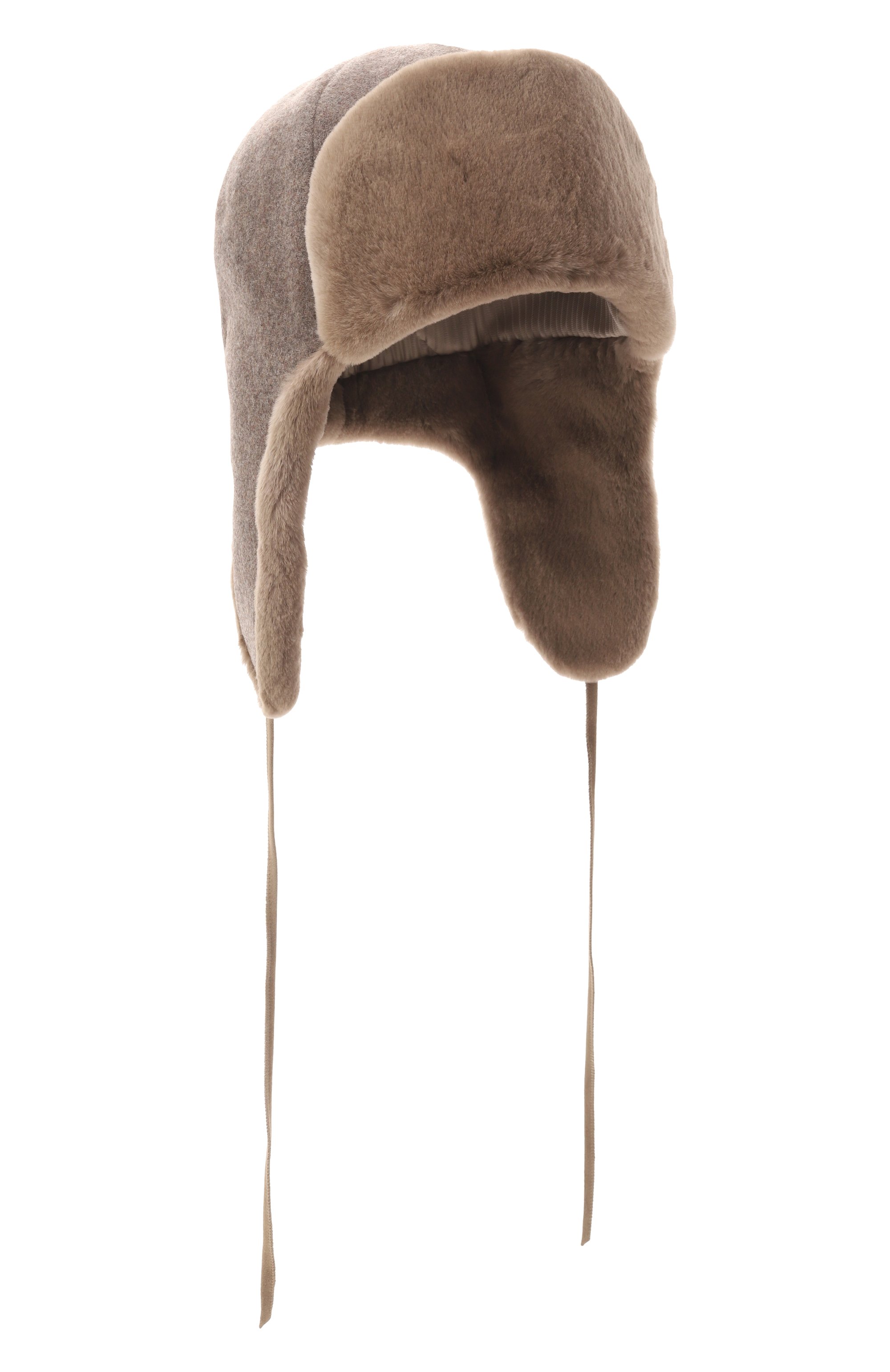 Кашемировая шапка-ушанка бруклин с мехом норки FURLAND, арт. 0130910050010600079, фото 1