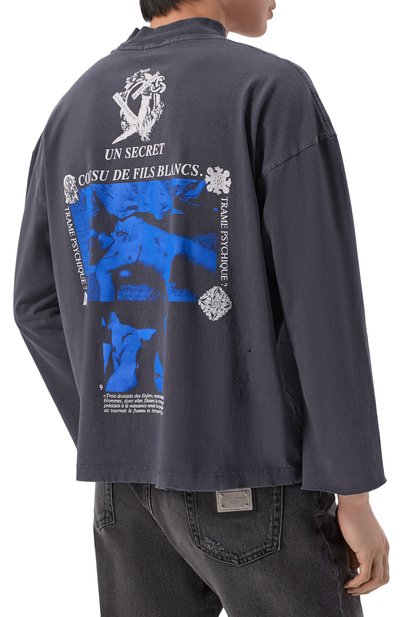 Хлопковый лонгслив ENFANTS RICHES DEPRIMES, арт. 010-900/C0TT0N, фото 4