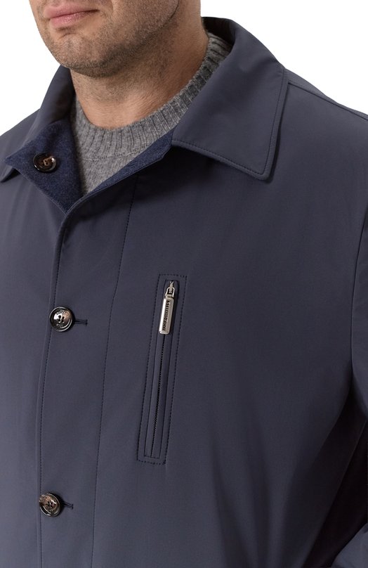 Двусторонний плащ Stefano Ricci MDJ5300200/PL001H/60 Синий  MDJ5300200/PL001H/60 Фото 5