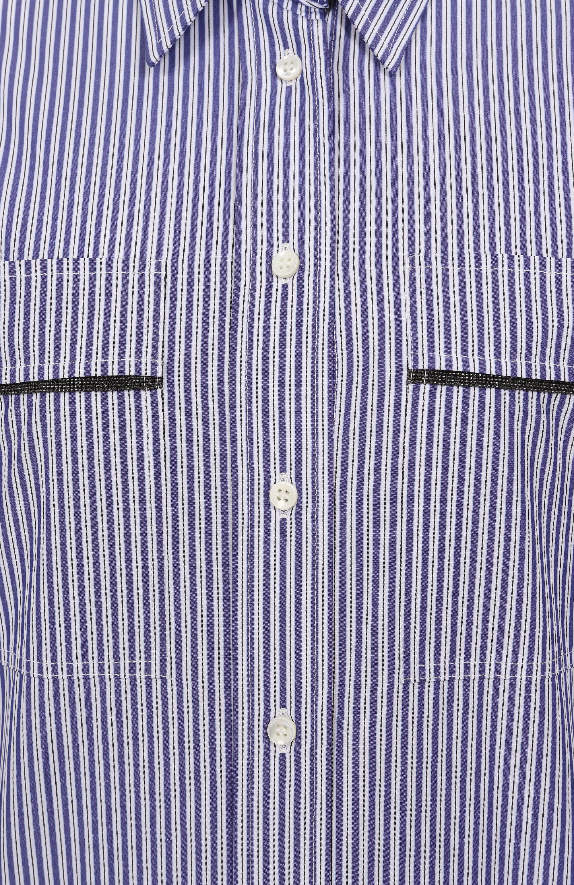 Хлопковая рубашка BRUNELLO CUCINELLI, арт. MH768RA526, фото 6