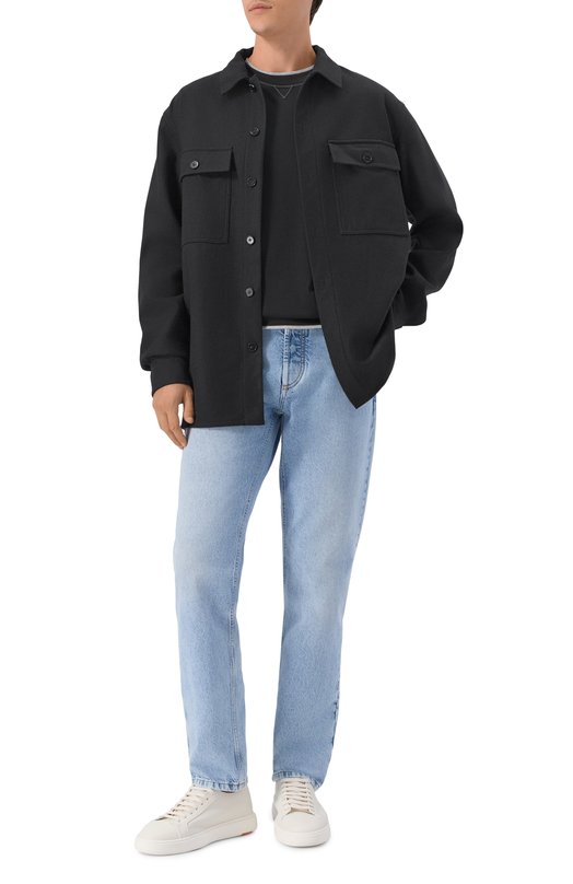 Хлопковая футболка Brunello Cucinelli M0B137451G Чёрный  M0B137451G Фото 2
